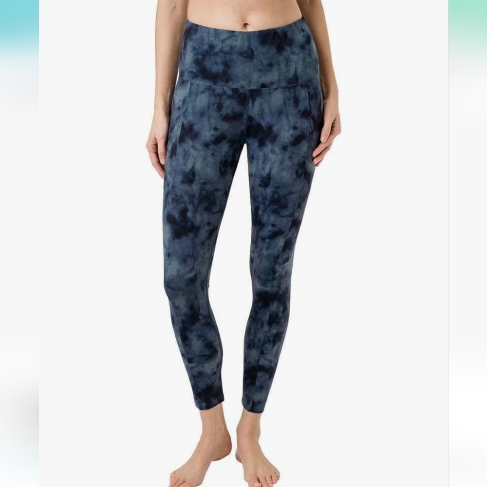 NWT Tuff Athletics Women's Active Yoga Tight High Rise Legging Blue S